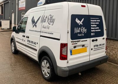 Chefs Van with Signwriting in Huntingdon
