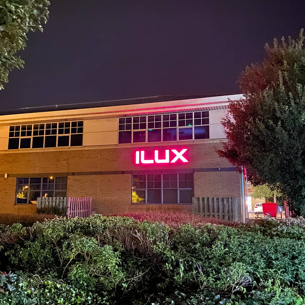 Illuminated Built Up LED Lettering for ILUX Head Office