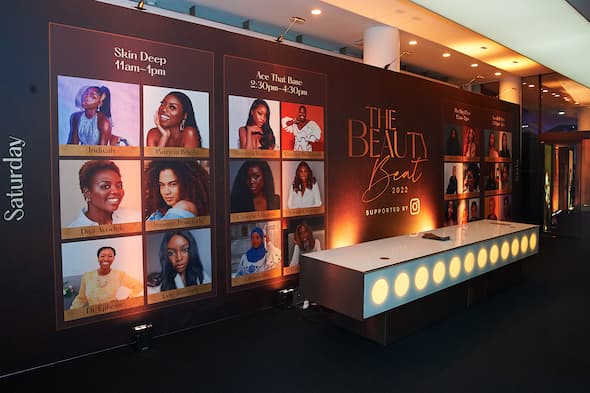 Event branding for luxury beauty event 2