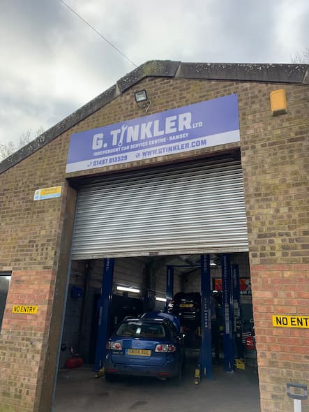 Workshop Sign for Motor Tinkler Garage Huntingdon | Motive Graphics