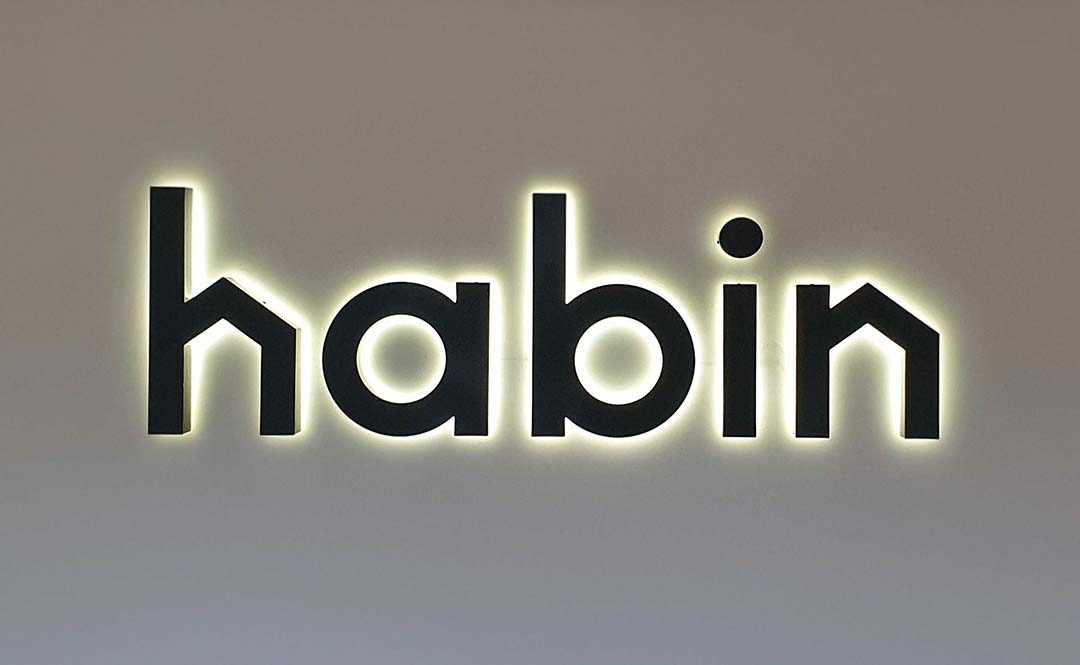 Built-up illuminated Signage | Motive Graphics | Habin