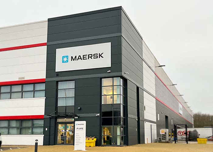 external building signage | Motive Graphics | Maersk